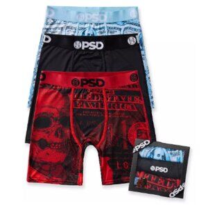 PSD Underwear Men's Bens and Bones Boxer Briefs - 3 Pack